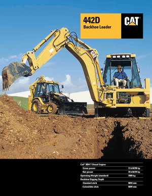 Iş makineleri Caterpillar 442 D 4x4