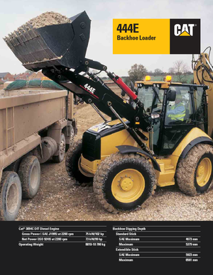 Backhoe Loaders Caterpillar 444E 4x4