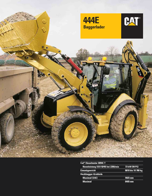 Backhoe Loaders Caterpillar 444E 4x4