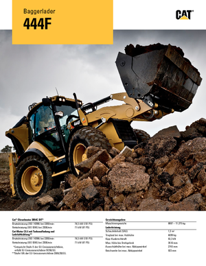 Backhoe Loaders Caterpillar 444F2