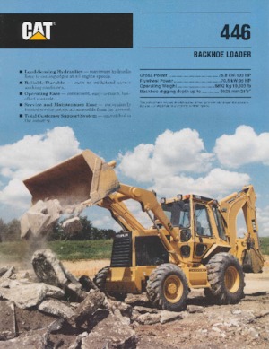 Backhoe Loaders Caterpillar 446