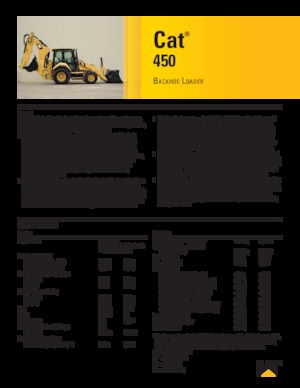 Backhoe Loaders Caterpillar 450