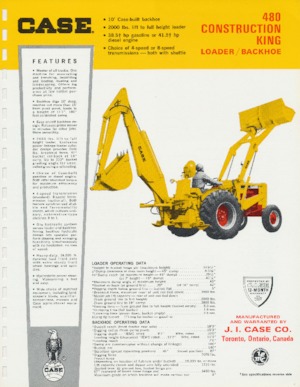 Backhoe Loaders Case 480