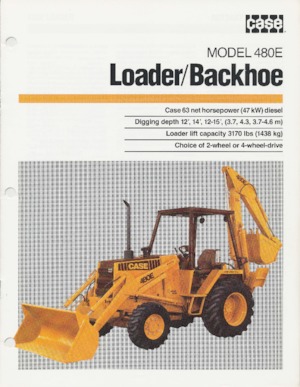 Backhoe Loaders Case 480E
