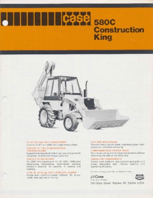Backhoe Loaders Case 580 C
