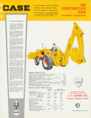 Backhoe Loaders Case 580