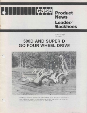 Backhoe Loaders Case 580 D Super D 