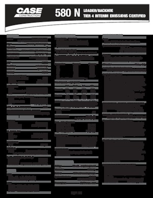 Backhoe Loaders Case 580 N