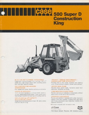Iş makineleri Case 580 Super D