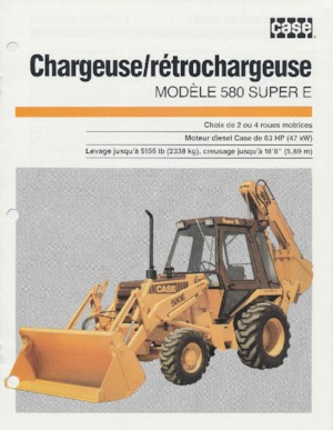 Backhoe Loaders Case 580 Super E 
