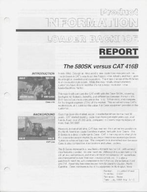 Backhoe Loaders Case 580SK