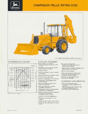 Backhoe Loaders John Deere Construction 610 C