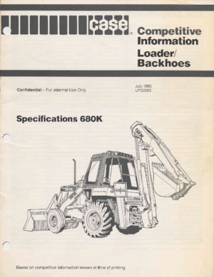 Backhoe Loaders Case 680 