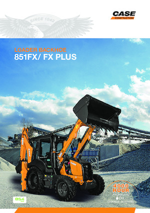 Backhoe Loaders Case 851FX+