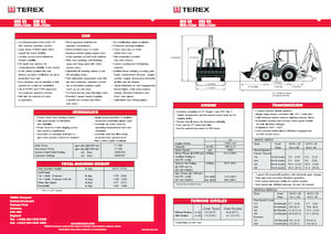 Backhoe Loaders Terex 880