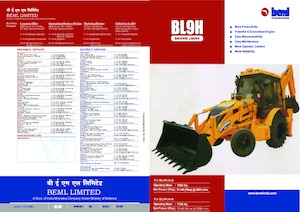 Backhoe Loaders Beml BL9H