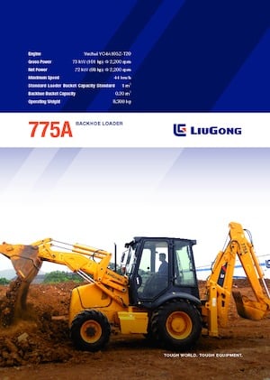 Backhoe Loaders Liugong 775A