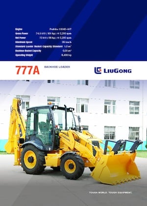 Backhoe Loaders Liugong 777A