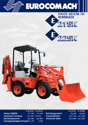 Iş makineleri Eurocomach E 225 K