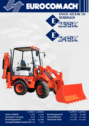 Iş makineleri Eurocomach E 245 K