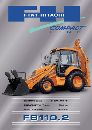 Iş makineleri Fiat-Hitachi FB 110.2