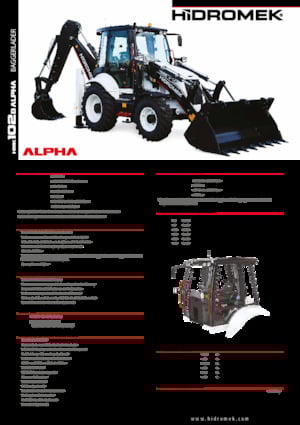Backhoe Loaders Hidromek HMK 102 B Alpha