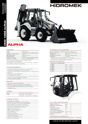 Backhoe Loaders Hidromek HMK 102 B Alpha