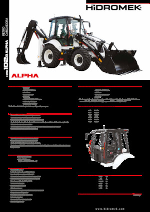 Backhoe Loaders Hidromek HMK 102 B Alpha