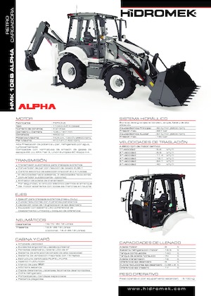 Backhoe Loaders Hidromek HMK 102 B Alpha