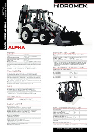 Backhoe Loaders Hidromek HMK 102 B Alpha