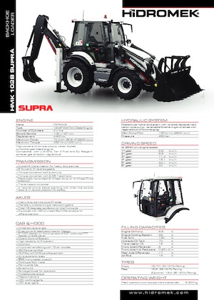 Backhoe Loaders Hidromek HMK 102 B Supra