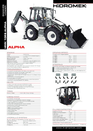 Backhoe Loaders Hidromek HMK 102 S Alpha