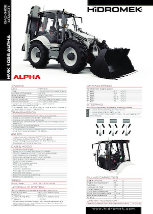 Backhoe Loaders Hidromek HMK 102 S Alpha