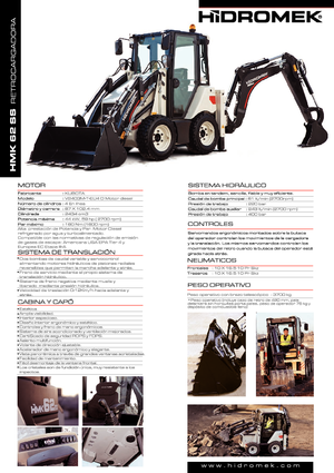 Backhoe Loaders Hidromek HMK 62 SS
