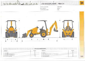 Backhoe Loaders JCB Mini CX