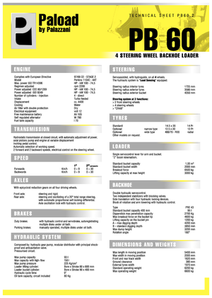 Iş makineleri Palazzani PV 60.2