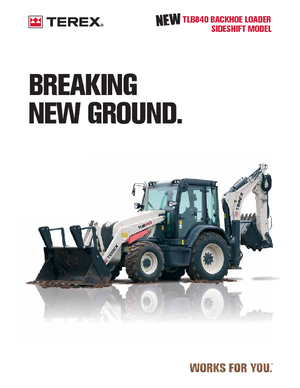 Iş makineleri Terex TLB 840