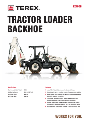 Backhoe Loaders Terex TX 760 B