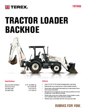 Backhoe Loaders Terex TX 760 B