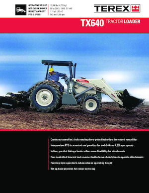 Iş makineleri Terex TX640