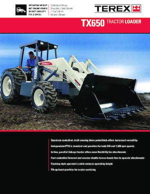 Backhoe Loaders Terex TX650