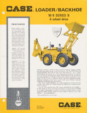 Backhoe Loaders Case W-9 