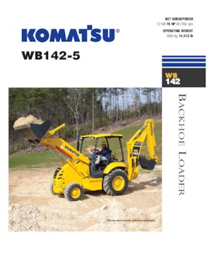 Iş makineleri Komatsu WB 142-5