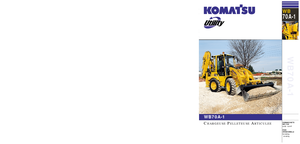 Iş makineleri Komatsu WB70A-1