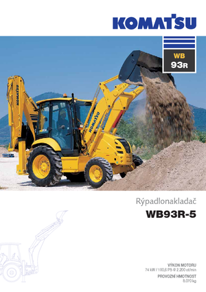 Iş makineleri Komatsu WB93R-5E0
