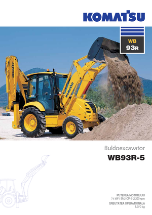 Iş makineleri Komatsu WB93R-5E0