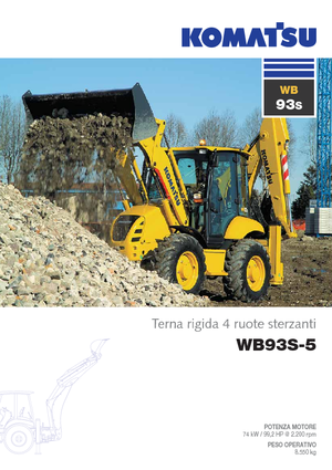 Backhoe Loaders Komatsu WB93S-5E0