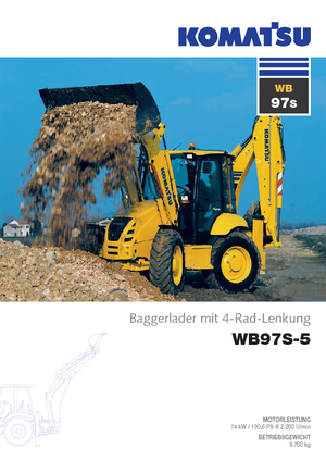 Backhoe Loaders Komatsu WB97S-5E0