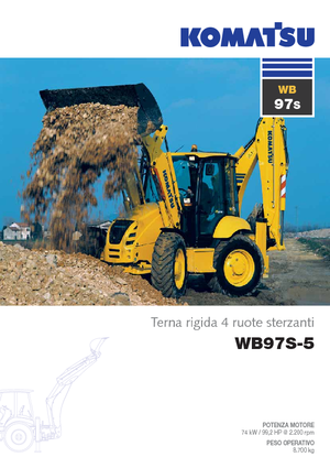 Backhoe Loaders Komatsu WB97S-5E0