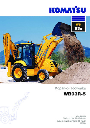 Backhoe Loaders Komatsu WB93R-5 